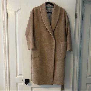 Sosken Studios Brushed Wool Camel Coat